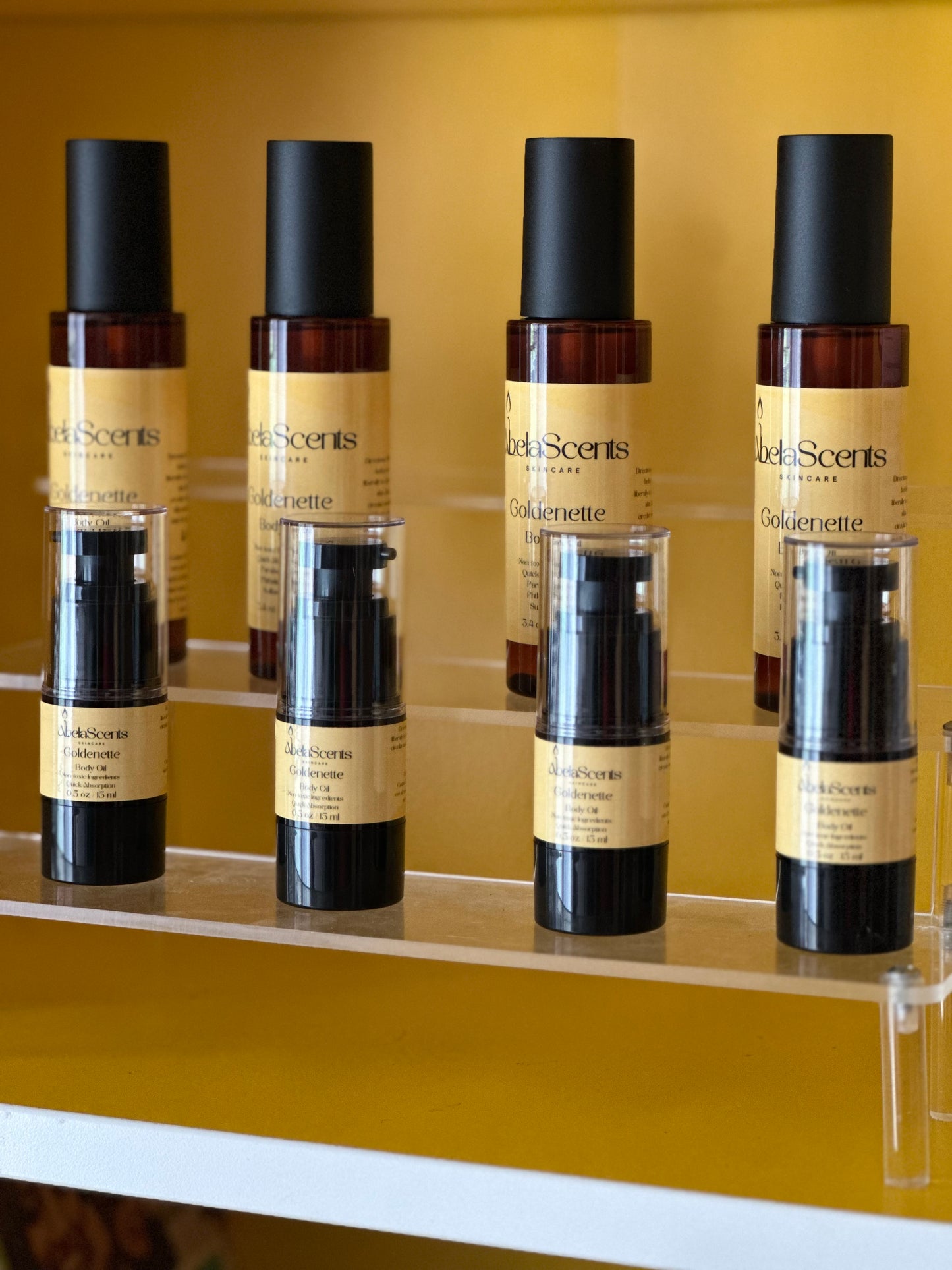 Goldenette body oil